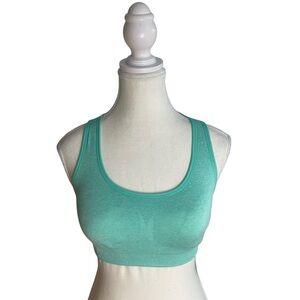 Yelete Padded Sports Bra Mint Green New